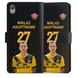 Sideflip mit langer Lasche schwarz