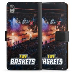 Sideflip mit langer Lasche schwarz