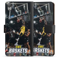 Sideflip mit langer Lasche schwarz