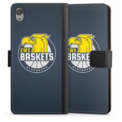 Sideflip mit langer Lasche schwarz