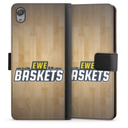 Sideflip mit langer Lasche schwarz