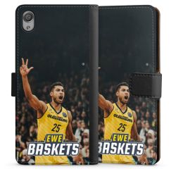 Sideflip mit langer Lasche schwarz