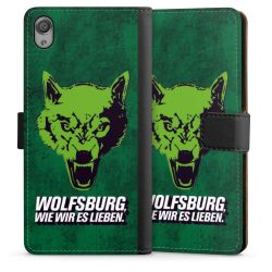 Sideflip mit langer Lasche schwarz