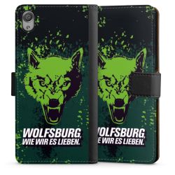 Sideflip mit langer Lasche schwarz