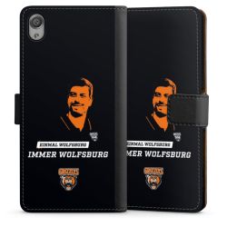 Sideflip mit langer Lasche schwarz