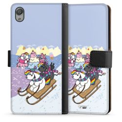 Sideflip mit langer Lasche schwarz