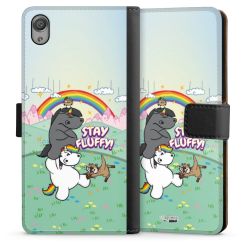 Sideflip mit langer Lasche schwarz