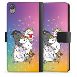 Sideflip mit langer Lasche schwarz