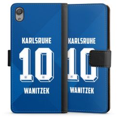 Sideflip mit langer Lasche schwarz