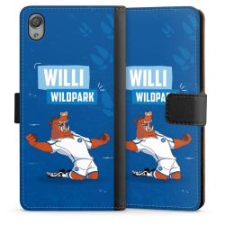 Sideflip mit langer Lasche schwarz