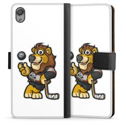 Sideflip mit langer Lasche schwarz