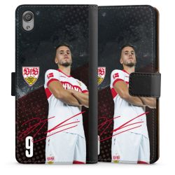 Sideflip mit langer Lasche schwarz