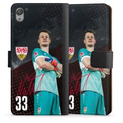 Sideflip mit langer Lasche schwarz