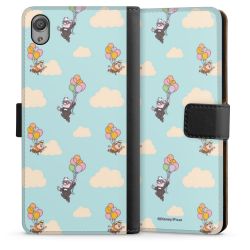 Sideflip mit langer Lasche schwarz