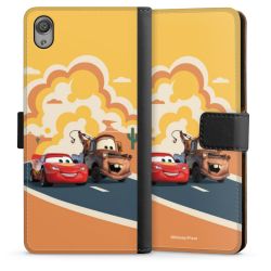 Sideflip mit langer Lasche schwarz