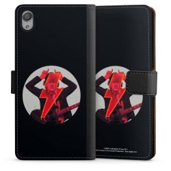 Sideflip mit langer Lasche schwarz