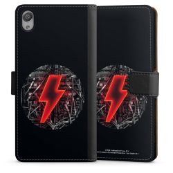 Sideflip mit langer Lasche schwarz