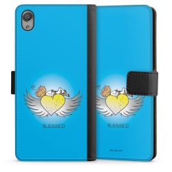 Sideflip mit langer Lasche schwarz