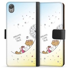 Sideflip mit langer Lasche schwarz