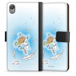 Sideflip mit langer Lasche schwarz