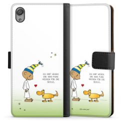 Sideflip mit langer Lasche schwarz