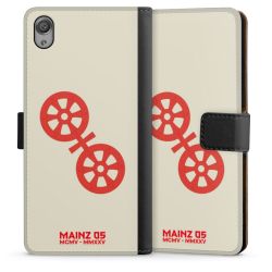 Sideflip mit langer Lasche schwarz