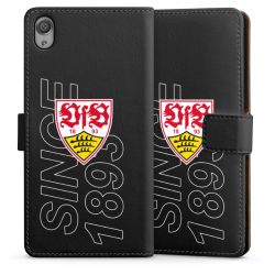 Sideflip mit langer Lasche schwarz