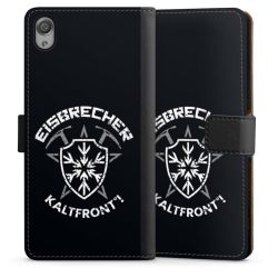 Sideflip mit langer Lasche schwarz