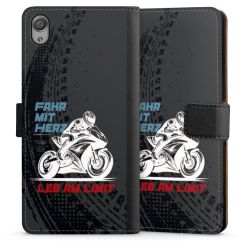 Sideflip mit langer Lasche schwarz