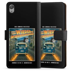 Sideflip mit langer Lasche schwarz