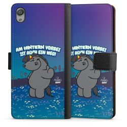 Sideflip mit langer Lasche schwarz