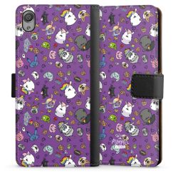 Sideflip mit langer Lasche schwarz