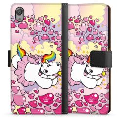 Sideflip mit langer Lasche schwarz