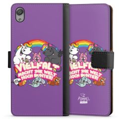 Sideflip mit langer Lasche schwarz