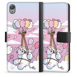 Sideflip mit langer Lasche schwarz