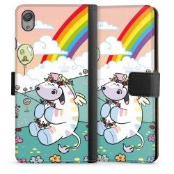 Sideflip mit langer Lasche schwarz