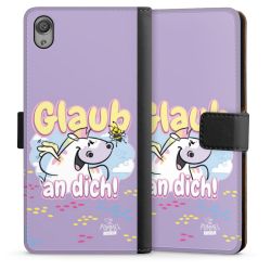 Sideflip mit langer Lasche schwarz