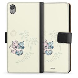 Sideflip mit langer Lasche schwarz