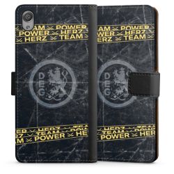 Sideflip mit langer Lasche schwarz