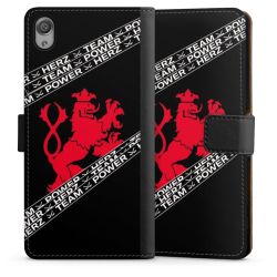 Sideflip mit langer Lasche schwarz