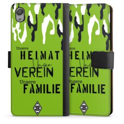 Sideflip mit langer Lasche schwarz