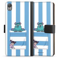 Sideflip mit langer Lasche schwarz