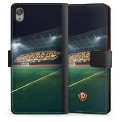 Sideflip mit langer Lasche schwarz