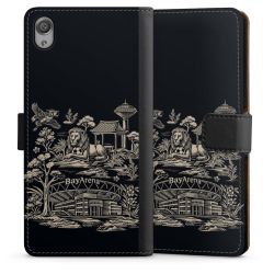 Sideflip mit langer Lasche schwarz