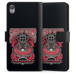 Sideflip mit langer Lasche schwarz