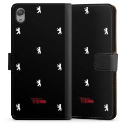 Sideflip mit langer Lasche schwarz