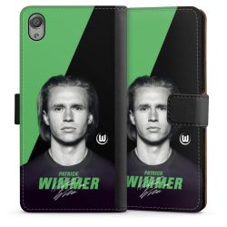 Sideflip mit langer Lasche schwarz