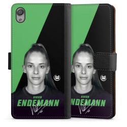 Sideflip mit langer Lasche schwarz