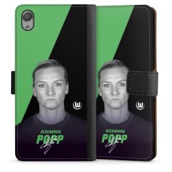 Sideflip mit langer Lasche schwarz