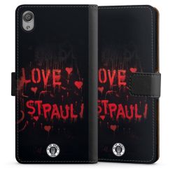 Sideflip mit langer Lasche schwarz